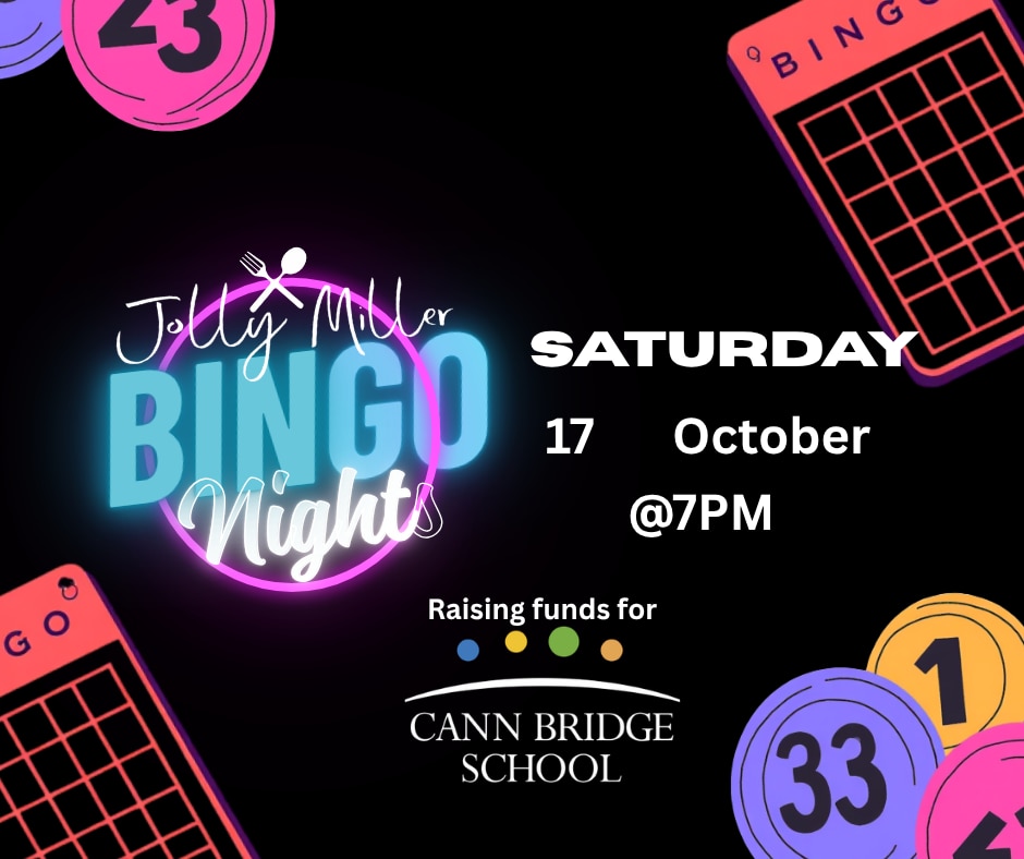 Cann Bridge School Bingo, Saturday, 17th October, 19:00