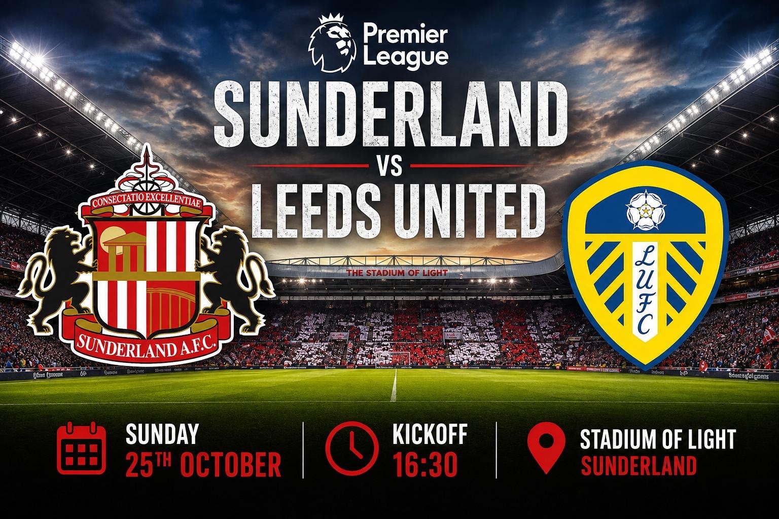Sunderland vs Leeds United
