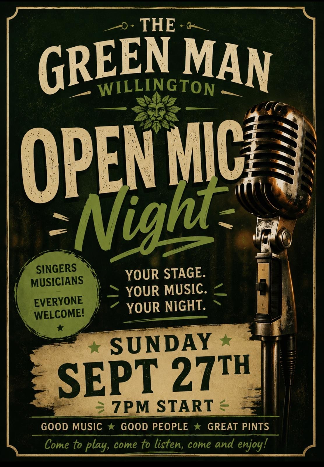 Green Man Open Mic 