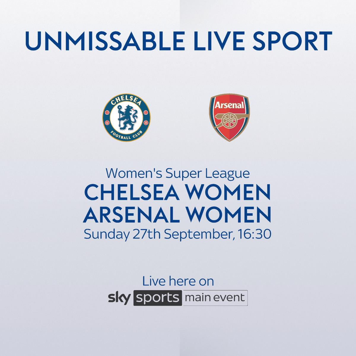 ⚽🔥 WOMEN’S SUPER LEAGUE: CHELSEA WOMEN 🆚 ARSENAL WOMEN 🔥⚽