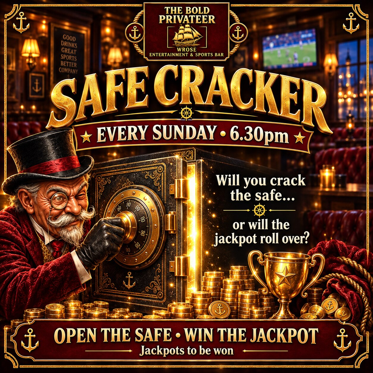 Safe Cracker Sundays 