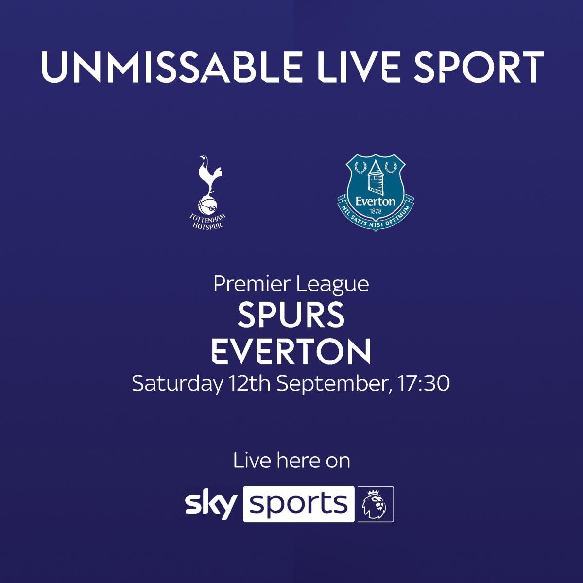 Tottenham Hotspurs vs Everton