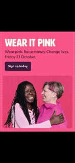 Wear it pink charity day