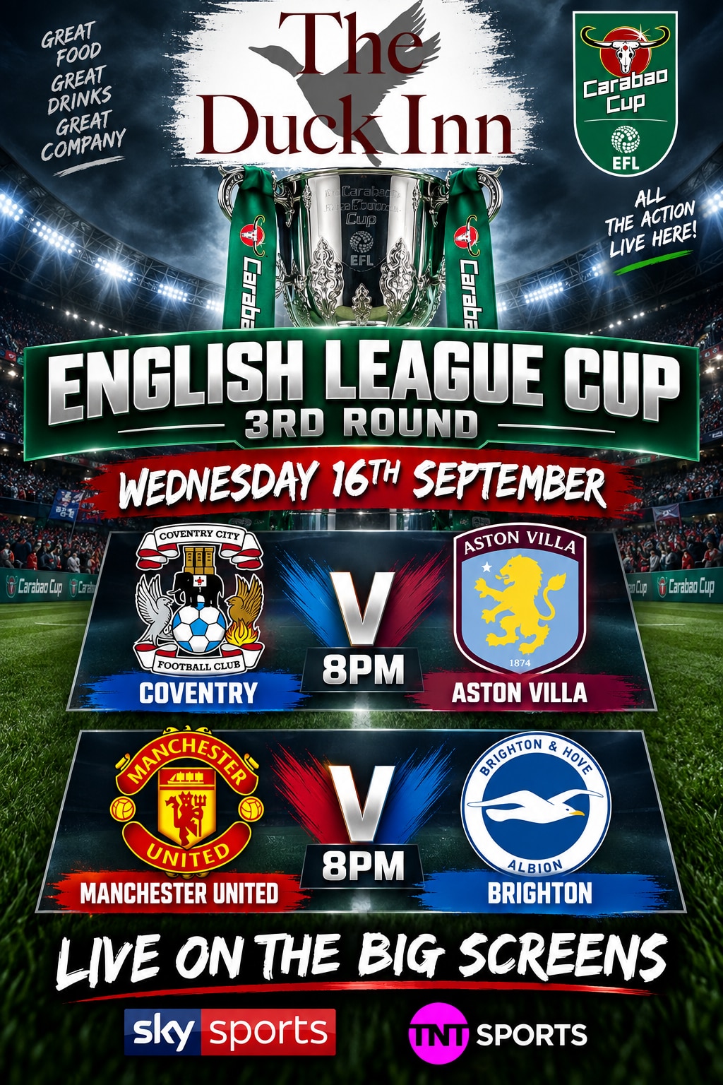 English League Cup 3rd Round 