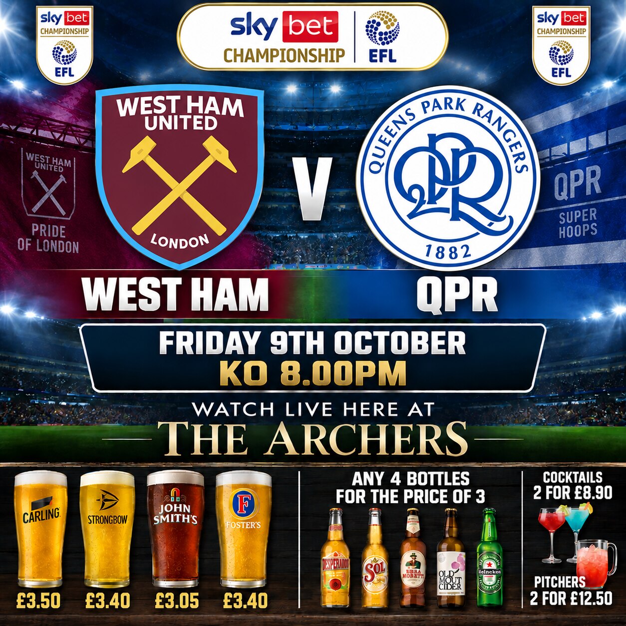 West Ham v QPR