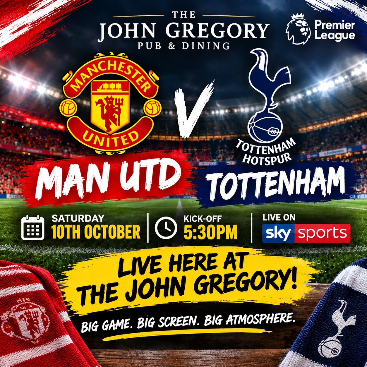 ⚽️ Manchester United V Tottenham Hotspur ⚽️