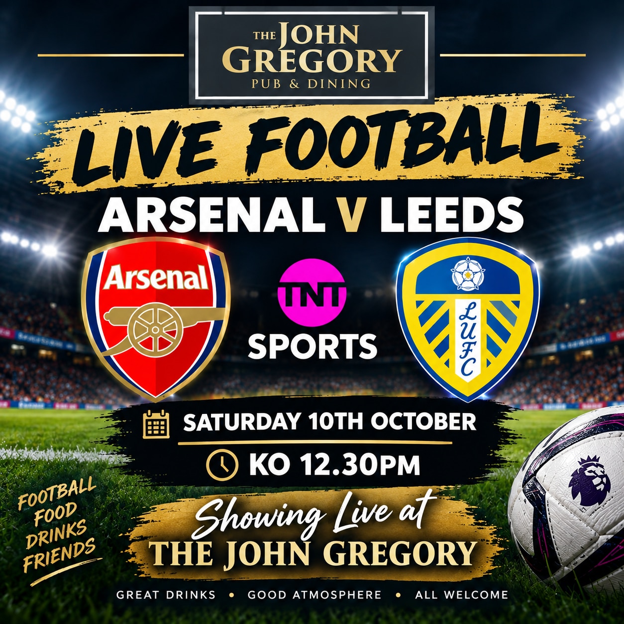 ⚽️ Arsenal V Leeds ⚽️