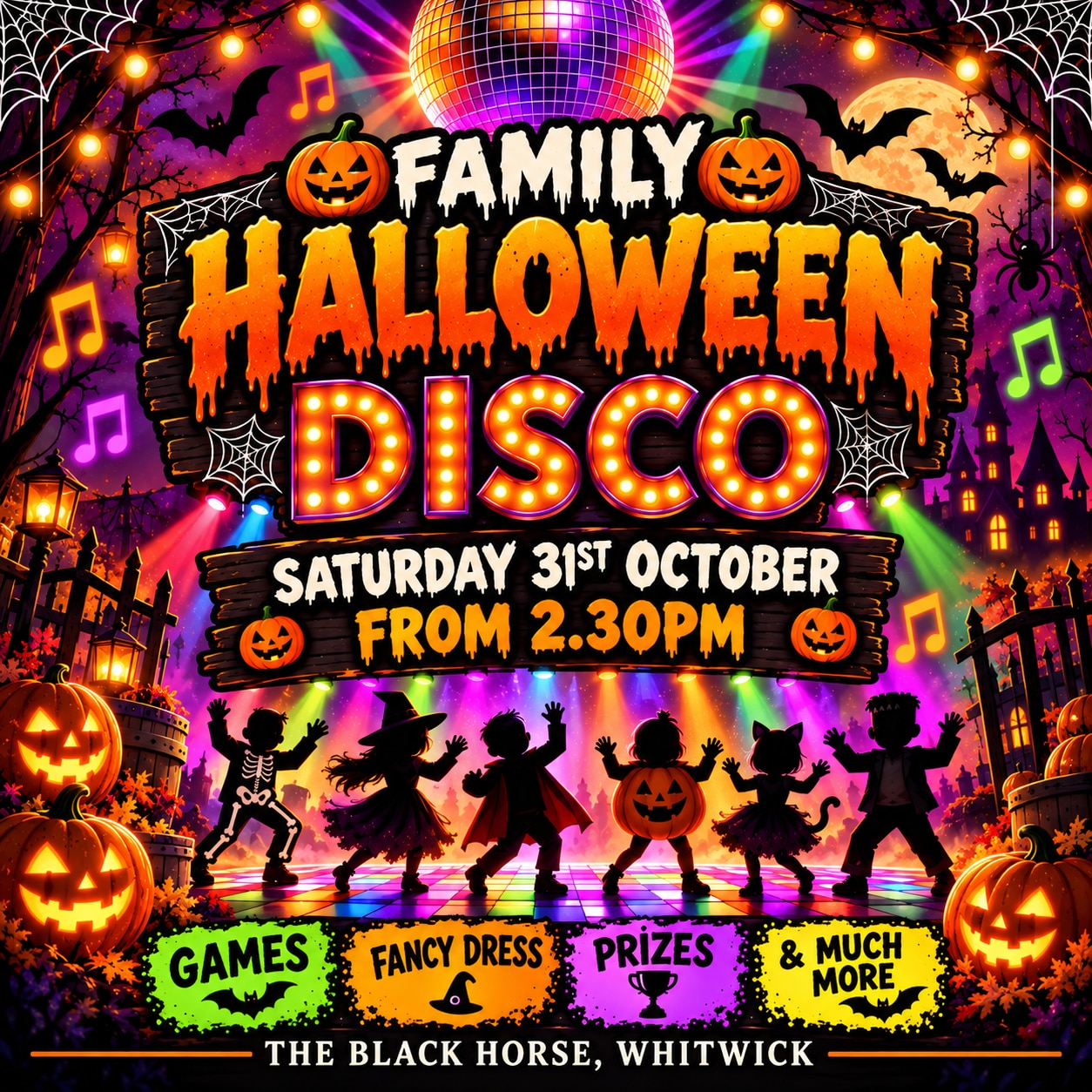 Family Halloween Disco