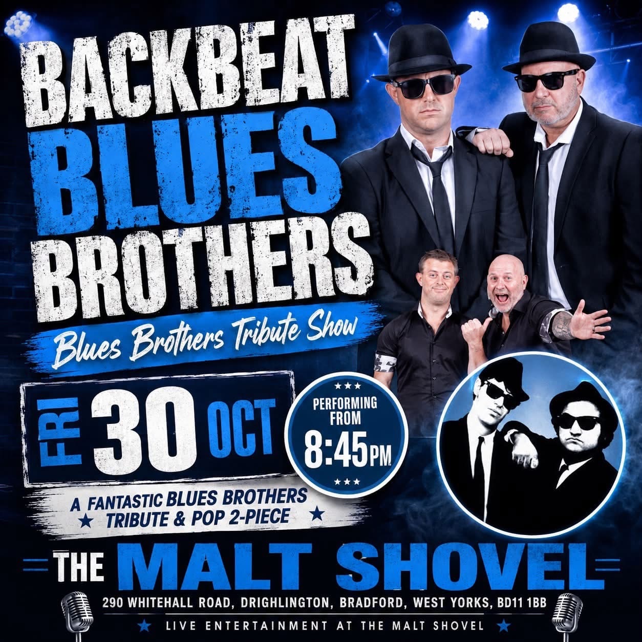 BACKBEAT BLUES BROTHERS - THE BOYS ARE BACK IN TOWN