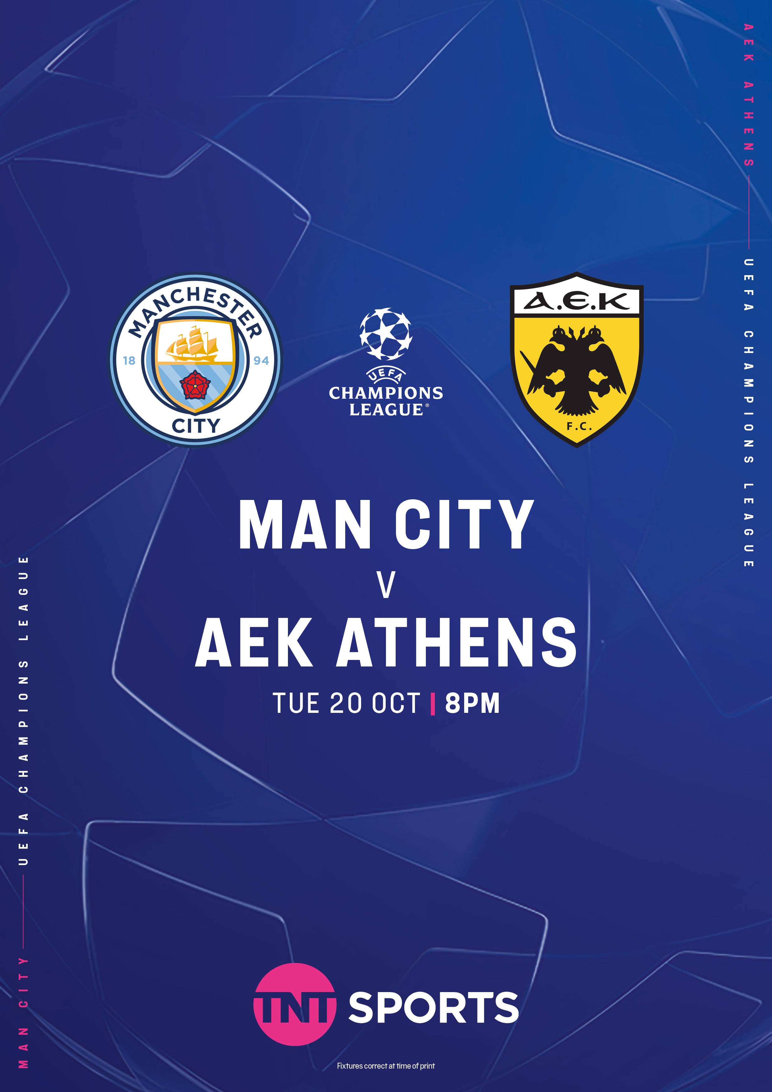Man City V AEK Athens