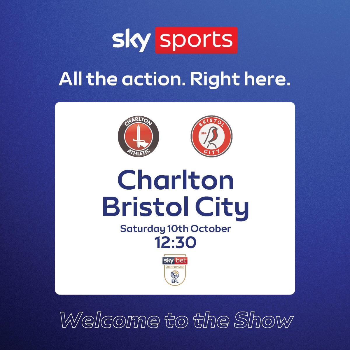 Charlton vs Bristol City – Live at The Queen Victoria