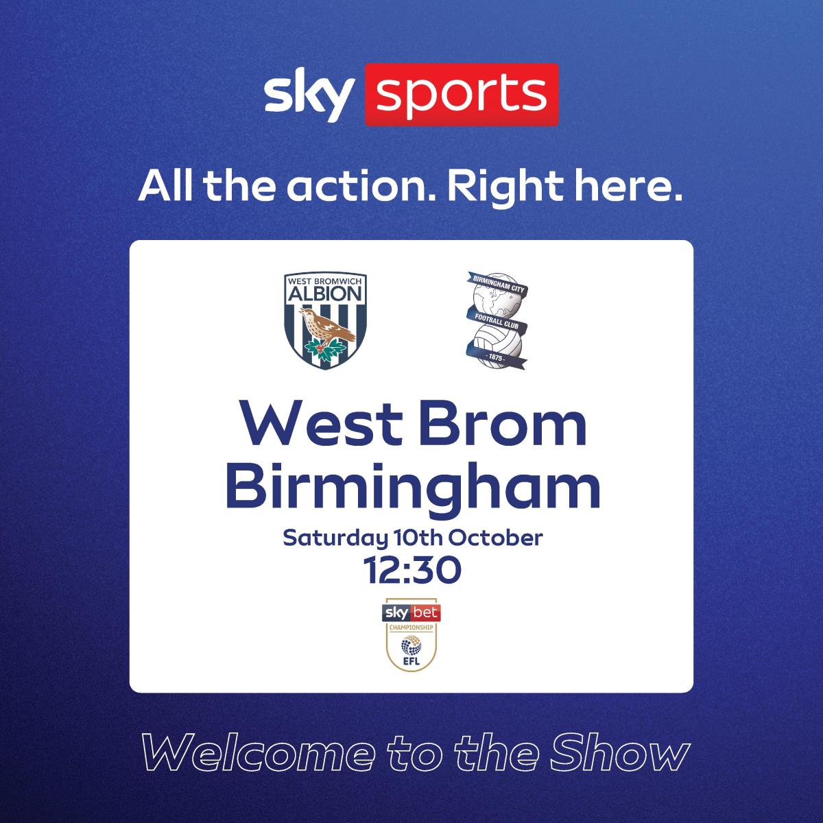 West Brom vs Birmingham – Live at The Queen Victoria