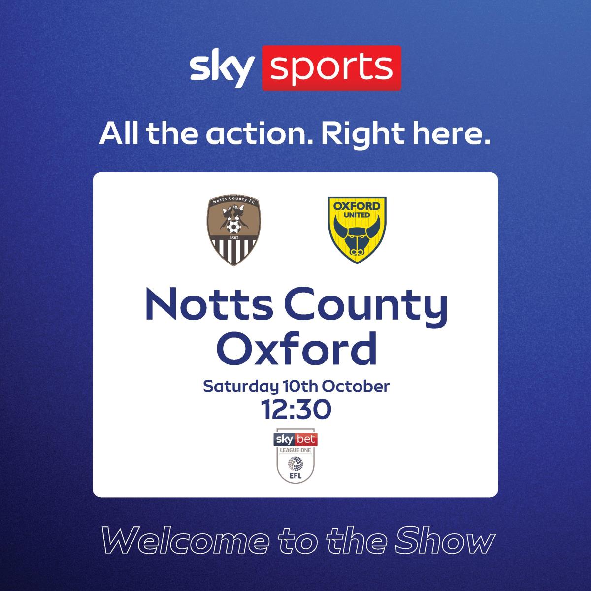 Notts County vs Oxford United – Live at The Queen Victoria