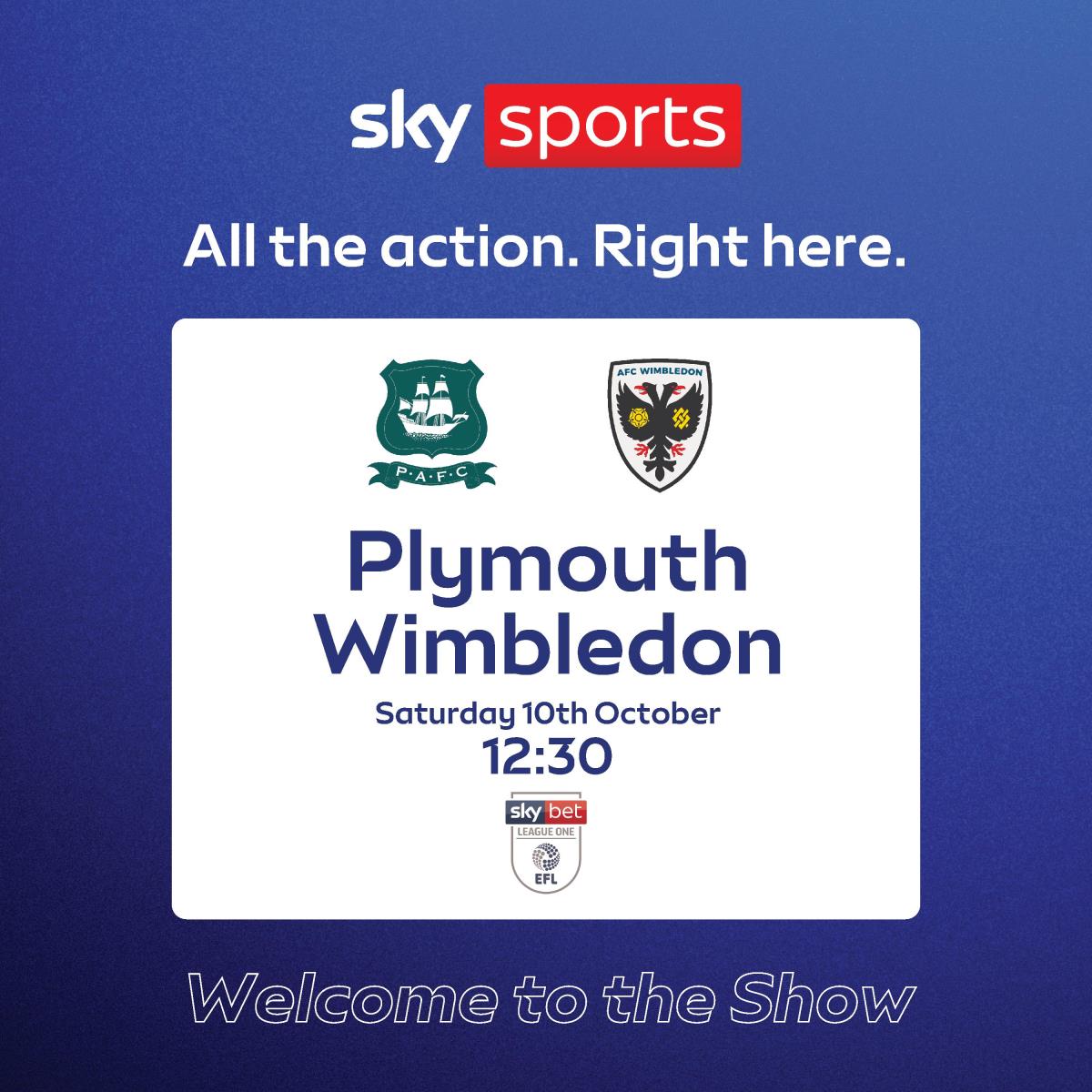Plymouth Argyle vs AFC Wimbledon – Live at The Queen Victoria