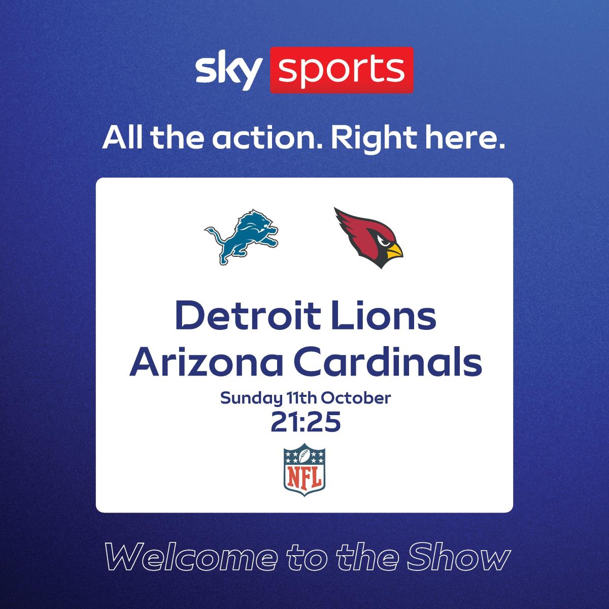 Detroit Lions vs Arizona Cardinals – Live at The Queen Victoria