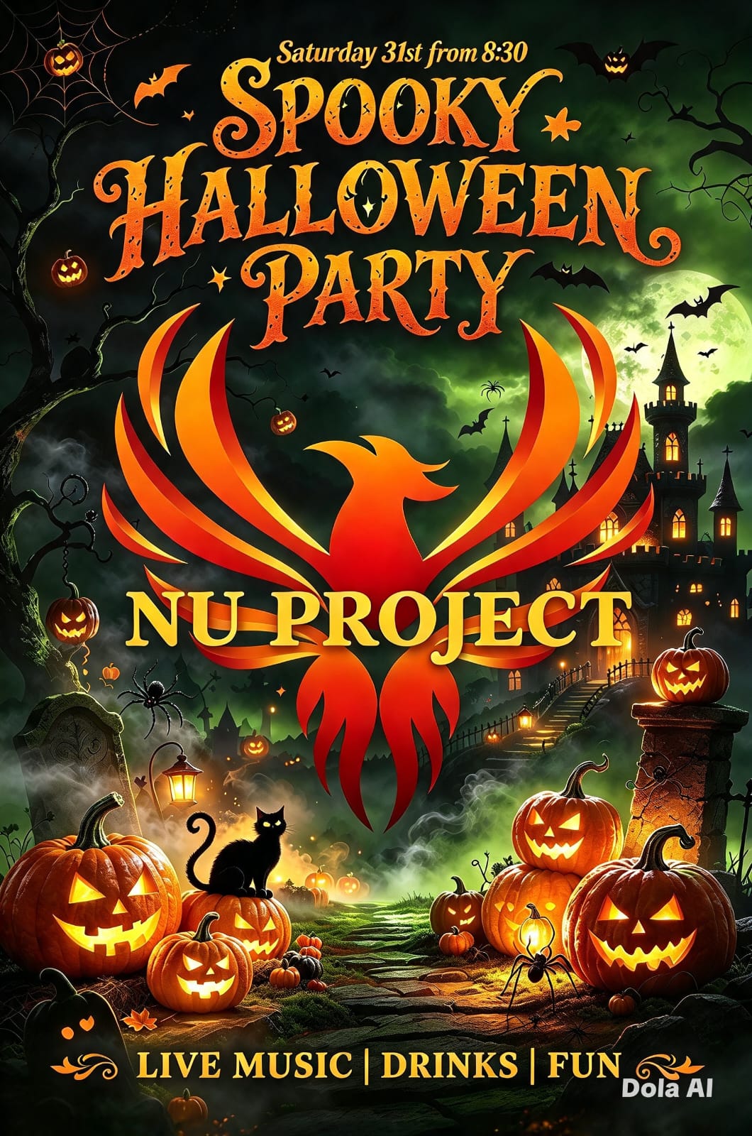 The Winged Horse Halloween party