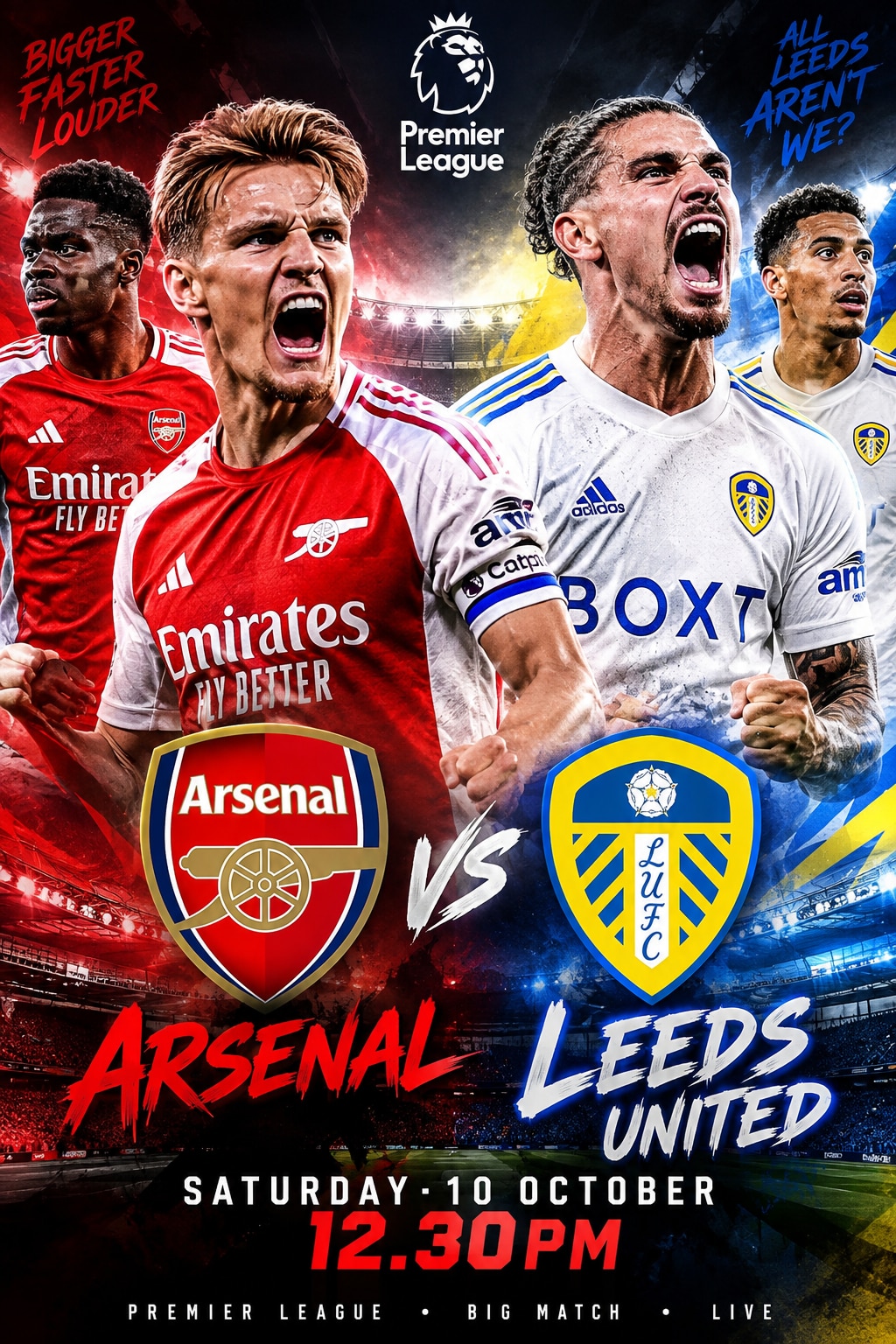 Arsenal v Leeds EPL