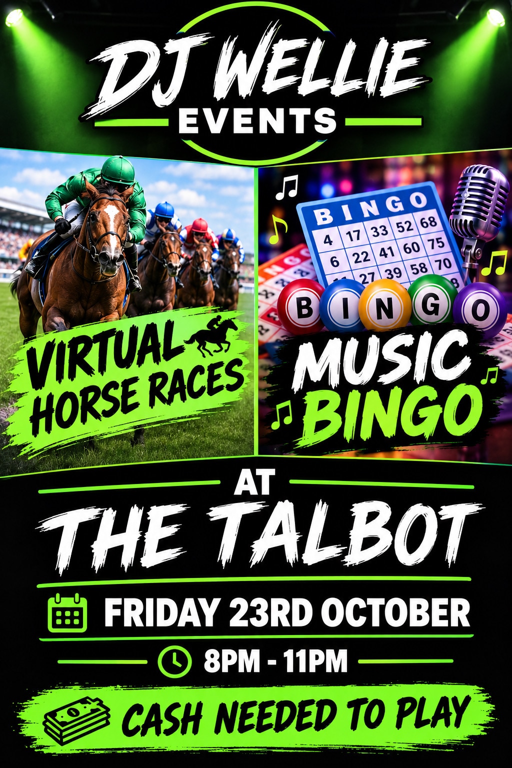Virtual Horse Racing & Boozy Bingo