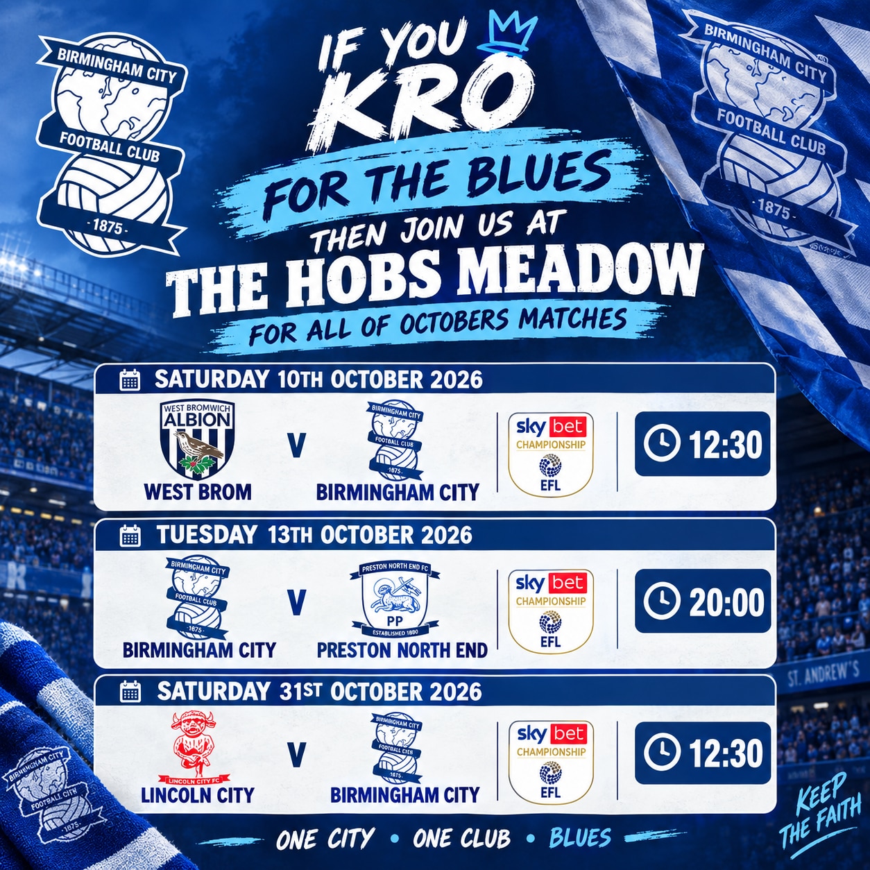 Live Birmingham City Games