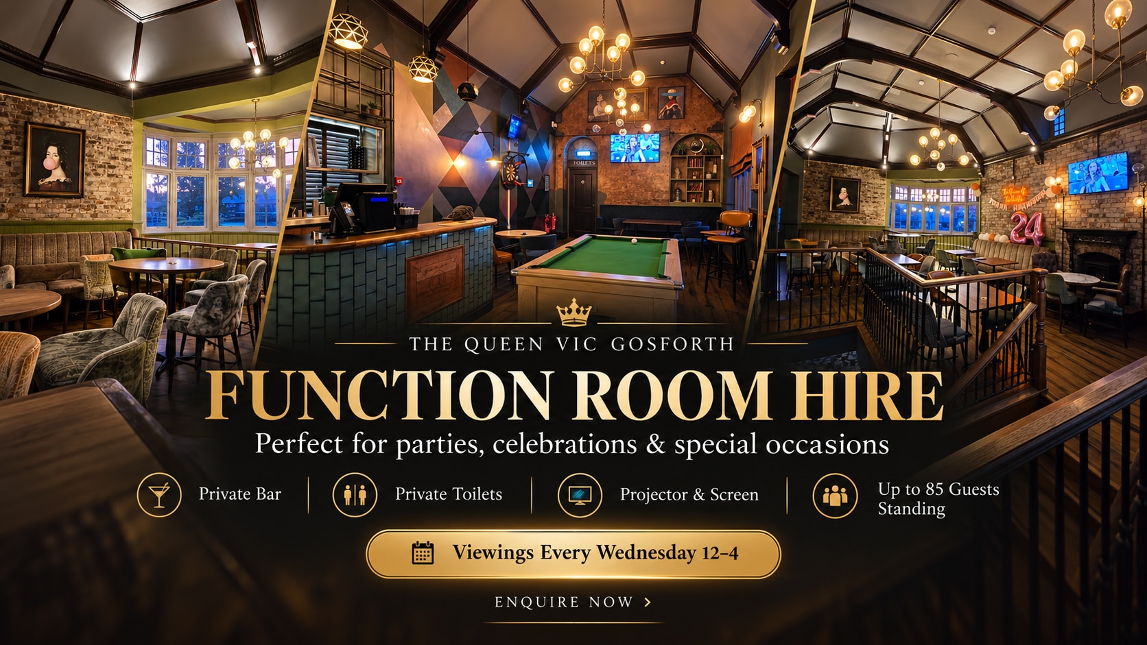 Plan Your Perfect Event at The Queen Vic