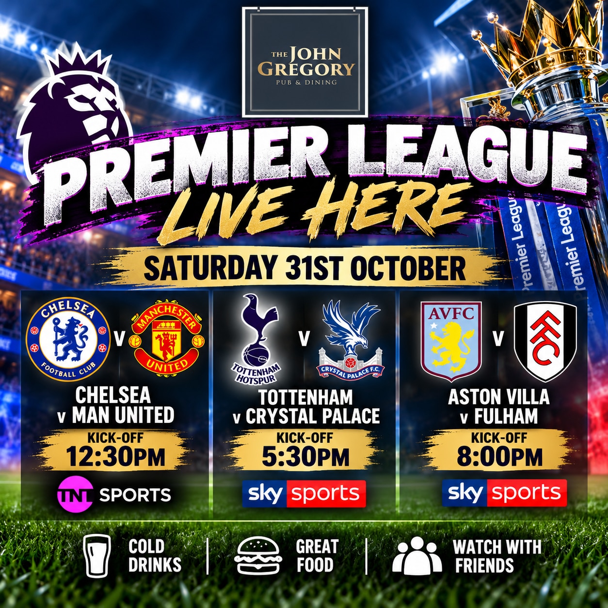 ⚽️ 3 Premier League Games ⚽️