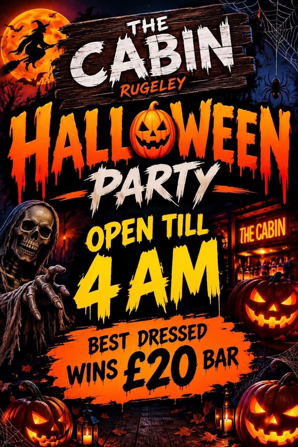 HALLOWEEN AT THE CABIN