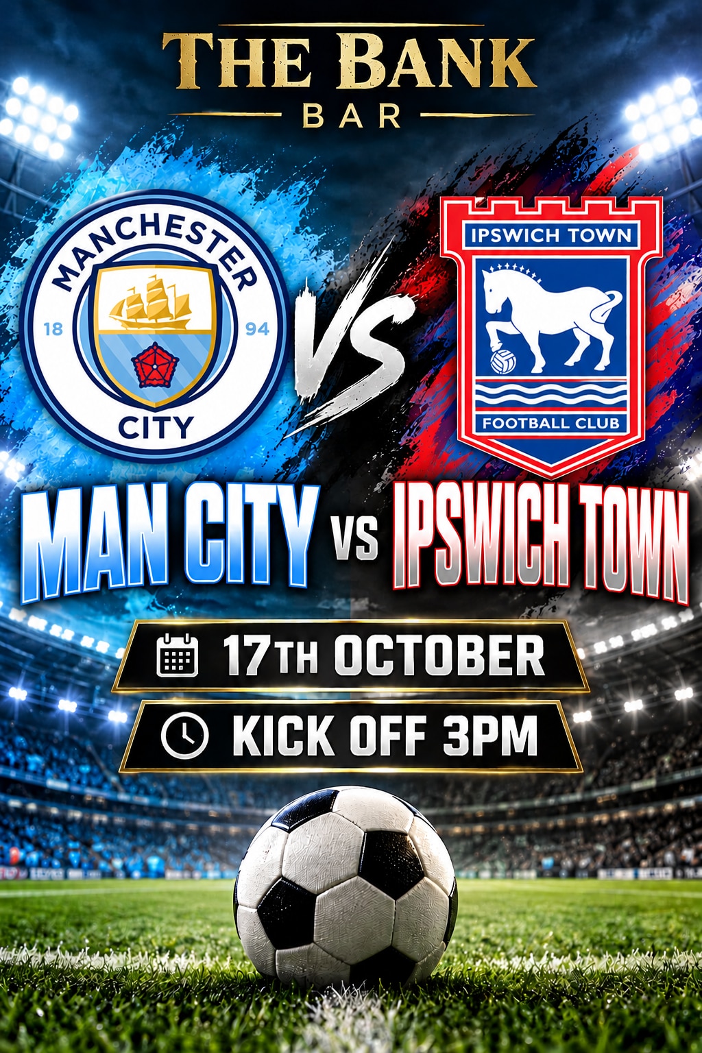 Man City VS Ipswich Town